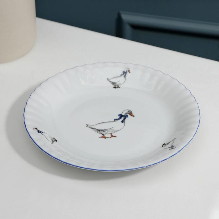 Тарелка десертная «Гуси», d=19см
Тарелка десертная «Гуси», d=19см