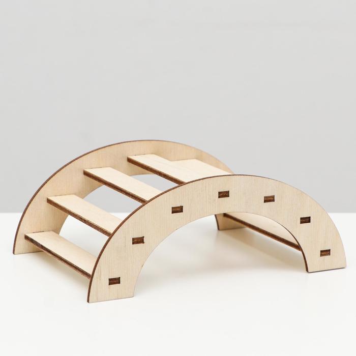 Мостик для грызунов, полукруглый 15 х 9 х 5,7 см
Мостик для грызунов, полукруглый 15 х 9 х 5,7 см