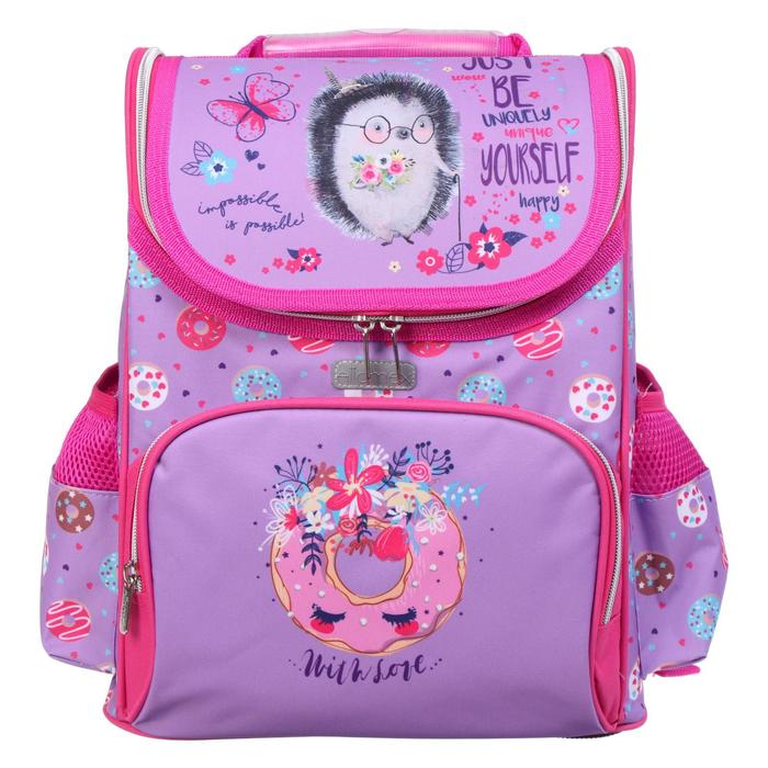 Ранец Стандарт, Attomex Lite 34 х 27 х 20 см, "Ёжик"
Ранец Стандарт, Attomex Lite 34 х 27 х 20 см, "Ёжик"