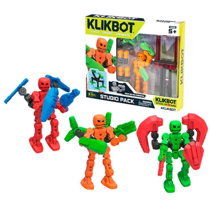 Набор игрушек «Студия Klikbot»
Набор игрушек «Студия Klikbot»