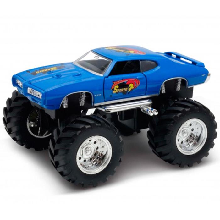 Модель машины Pontiac GTO Wheel Monster, масштаб 1:38
Модель машины Pontiac GTO Wheel Monster, масштаб 1:38