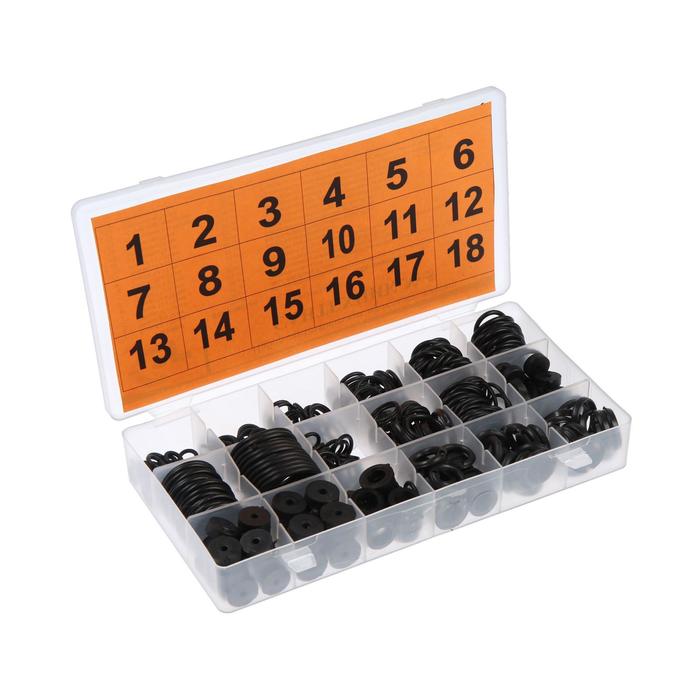 Набор прокладок "Симтек" Сантехник № 5, 405 шт., 18 видов, в органайзере
Набор прокладок "Симтек" Сантехник № 5, 405 шт., 18 видов, в органайзере