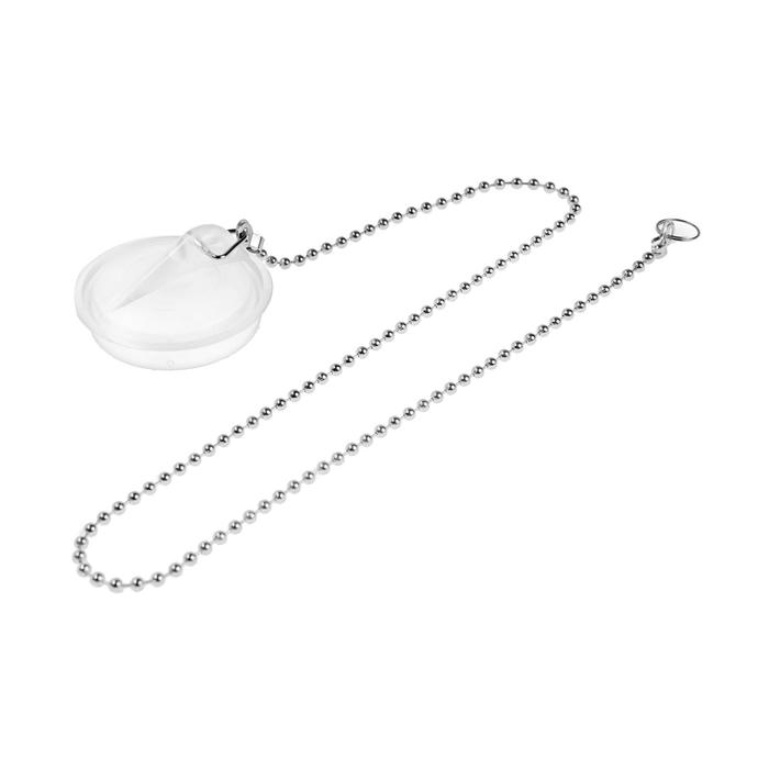 Пробка для ванны "Симтек", силиконовая, с металлической цепочкой, прозрачная
Пробка для ванны "Симтек", силиконовая, с металлической цепочкой, прозрачная