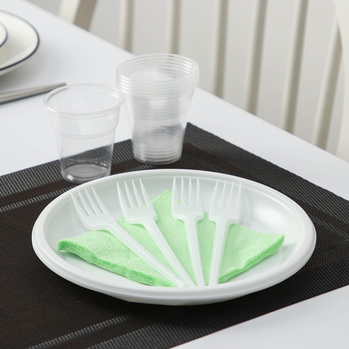 Набор «Праздничный №1», на 6 персон: тарелки,стаканчики, вилки, салфетки
Набор «Праздничный №1», на 6 персон: тарелки,стаканчики, вилки, салфетки