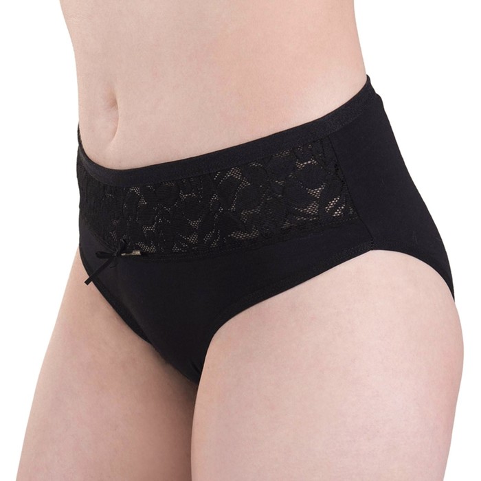 Трусы женские слипы, цвет чёрный, размер 48-50 (L)
Трусы женские слипы, цвет чёрный, размер 48-50 (L)