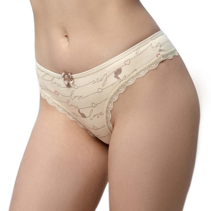 Трусы женские стринги, цвет бежевый, размер 42-44 (S)
Трусы женские стринги, цвет бежевый, размер 42-44 (S)