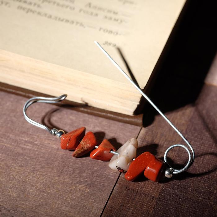 Булавка-оберег ручная работа "Яшма", 5,5см
Булавка-оберег ручная работа "Яшма", 5,5см