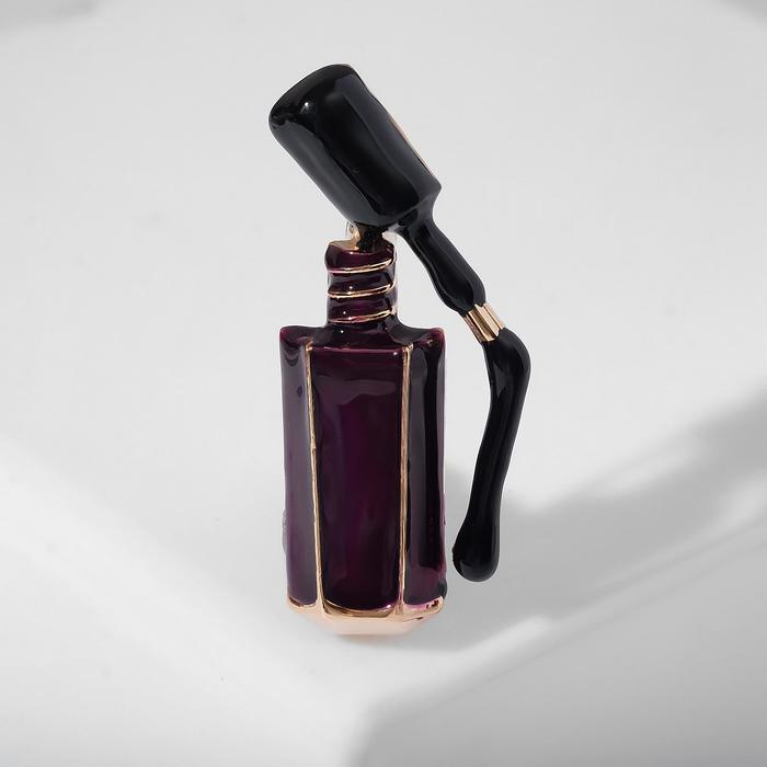 Брошь "Лак для ногтей", цвет фиолетовыйв золоте
Брошь "Лак для ногтей", цвет фиолетовыйв золоте