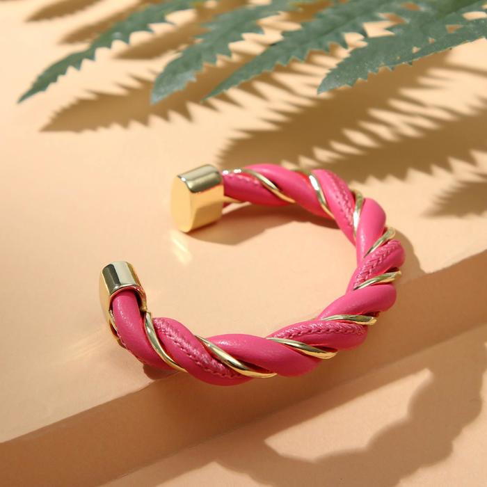 Браслет "Каркас" завиток, цвет ярко-розовый в золоте, d=5 см
Браслет "Каркас" завиток, цвет ярко-розовый в золоте, d=5 см
