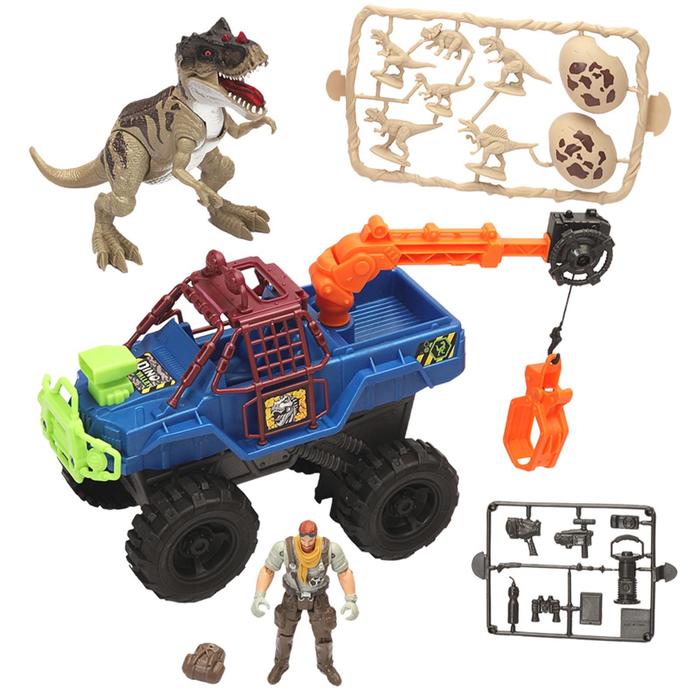фото Игровой набор «охотник на динозавра с грузовиком-ловушкой» chap mei