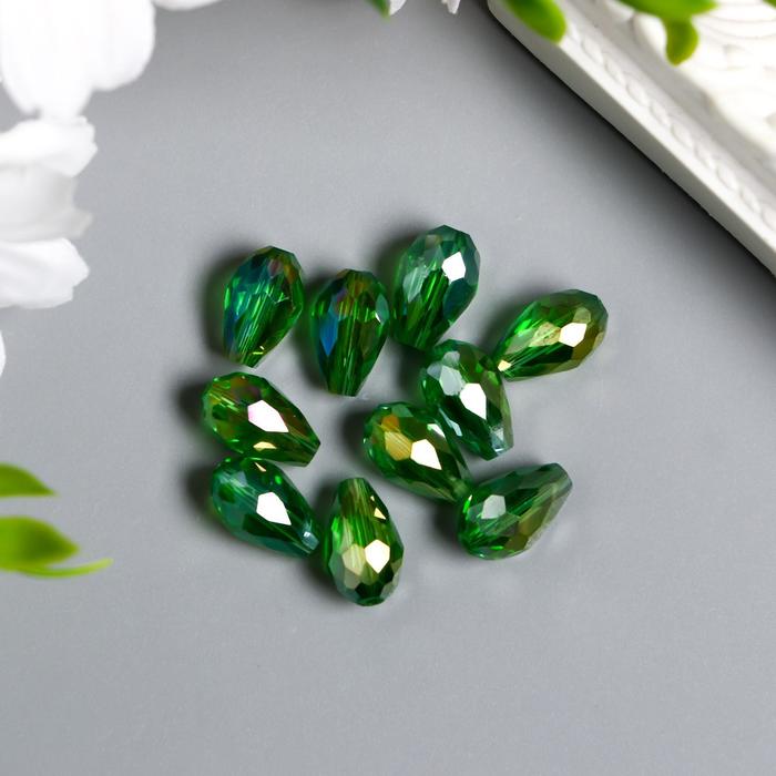 Набор хрустальных капель "Астра" 11х8 мм, 10 шт/упак, зелёный
Набор хрустальных капель "Астра" 11х8 мм, 10 шт/упак, зелёный