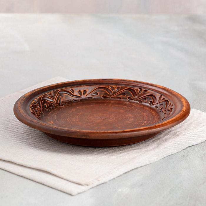 Тарелка "Для пасты", декор, красная глина, 19.5 см
Тарелка "Для пасты", декор, красная глина, 19.5 см