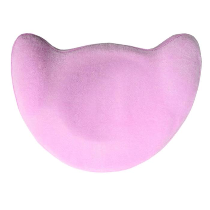 фото Подушка memory foam «мишка», цвет розовый baby nice