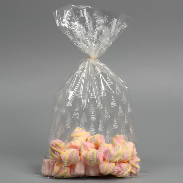 Пакет подарочный пропиленовый «Елочки», 20 х 35 см
Пакет подарочный пропиленовый «Елочки», 20 х 35 см