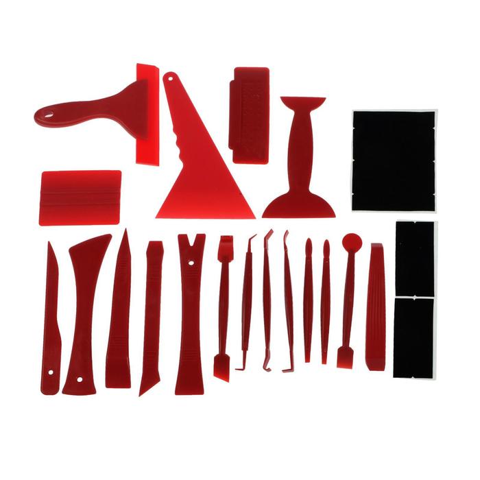 Набор инструмента для оклейки автомобиля, 23 предмета
Набор инструмента для оклейки автомобиля, 23 предмета