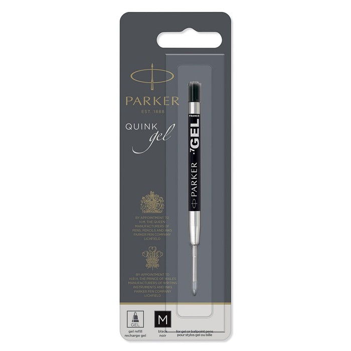 Стержень для гелевой ручки Parker Quink Gel Pen Refill Z05 М, 1.0 мм, чёрные чернила, 100 мм
Стержень для гелевой ручки Parker Quink Gel Pen Refill Z05 М, 1.0 мм, чёрные чернила, 100 мм