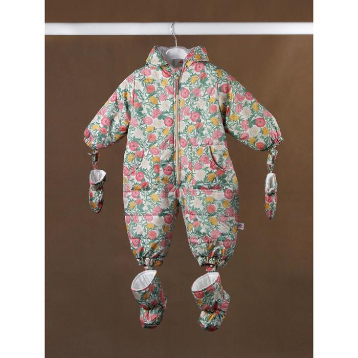Комбинезон «Малышок», рост 74 см, принт анемоны 
Комбинезон «Малышок», рост 74 см, принт анемоны