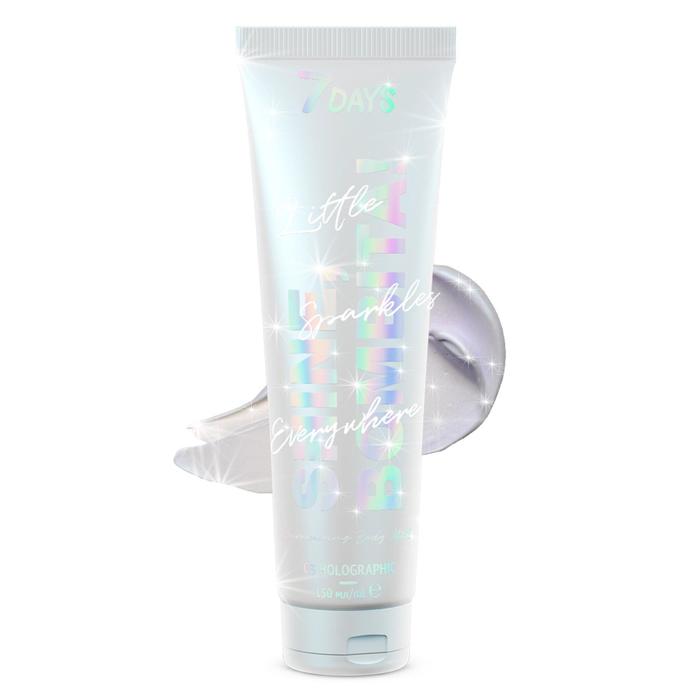 Мерцающее молочко для тела 7 DAYS SHINE, BOMBITA! 03 Holographic, 150 мл
Мерцающее молочко для тела 7 DAYS SHINE, BOMBITA! 03 Holographic, 150 мл
