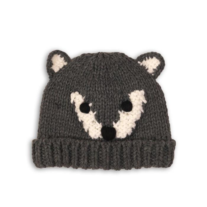 Шапка для мальчика, размер 6-8 лет, цвет серый 
Шапка для мальчика, размер 6-8 лет, цвет серый