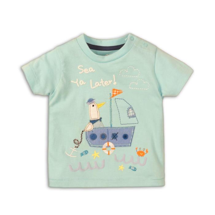 Футболка для мальчика, размер 18-24 месяца, цвет аквамарин
Футболка для мальчика, размер 18-24 месяца, цвет аквамарин