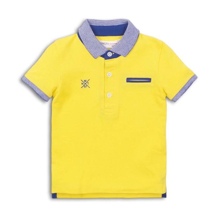 Футболка-поло для мальчика, размер 9-12 месяцев, цвет желтый
Футболка-поло для мальчика, размер 9-12 месяцев, цвет желтый