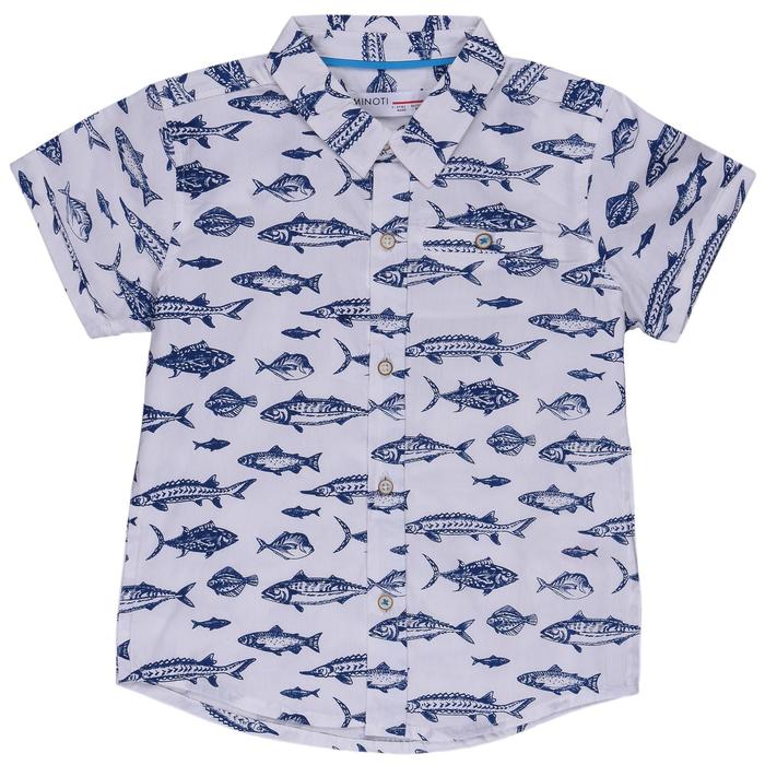 Сорочка для мальчика, размер 3-4 года, белый принт
Сорочка для мальчика, размер 3-4 года, белый принт