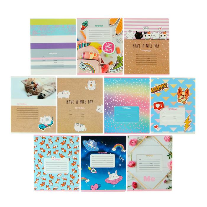 Тетрадь 24 листа в линейку "MIX-10 Девочки", обложка мелованный картон, блок офсет, МИКС
Тетрадь 24 листа в линейку "MIX-10 Девочки", обложка мелованный картон, блок офсет, МИКС