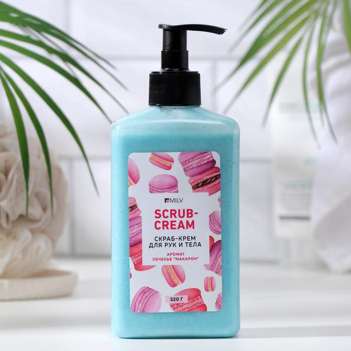 Крем-скраб для тела Milv, печенье макарон, 320 г
Крем-скраб для тела Milv, печенье макарон, 320 г