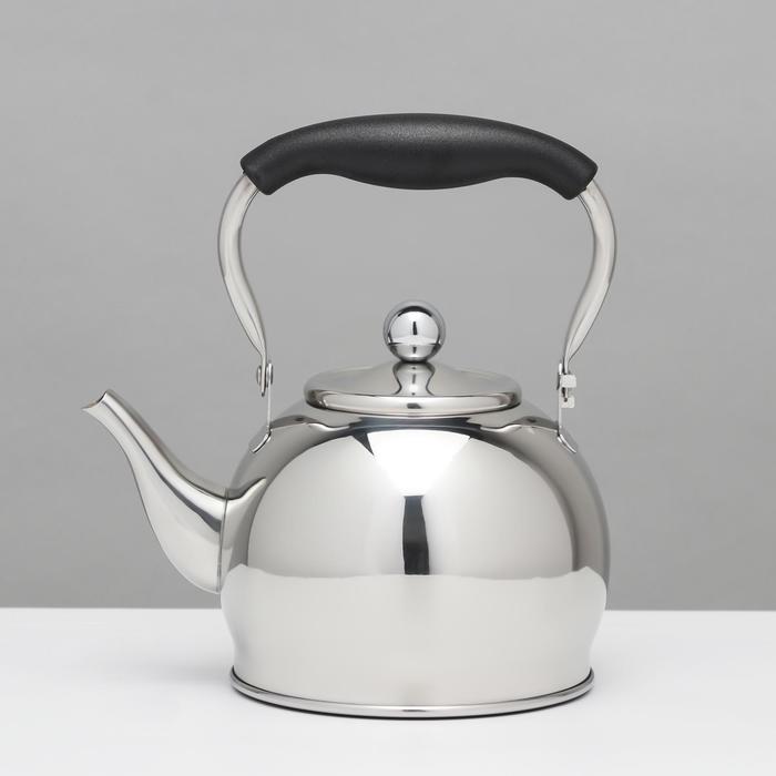 Чайник из нержавеющей стали «Лашот», 900 мл, с металлическим ситом, индукция, цвет хромированный
Чайник из нержавеющей стали «Лашот», 900 мл, с металлическим ситом, индукция, цвет хромированный