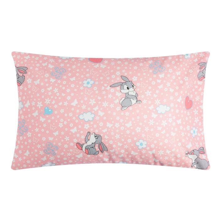 Наволочка Экономь и Я "Зайки" цв.розовый, 50*70±3 см,бязь 100 гр/м2