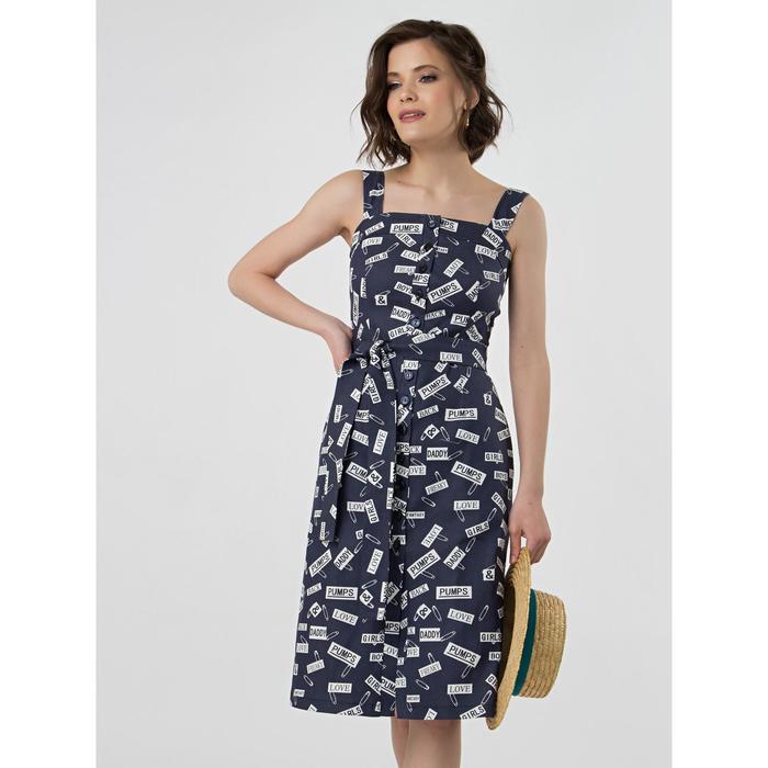 Платье женское, размер 42, цвет синий, белый
Платье женское, размер 42, цвет синий, белый