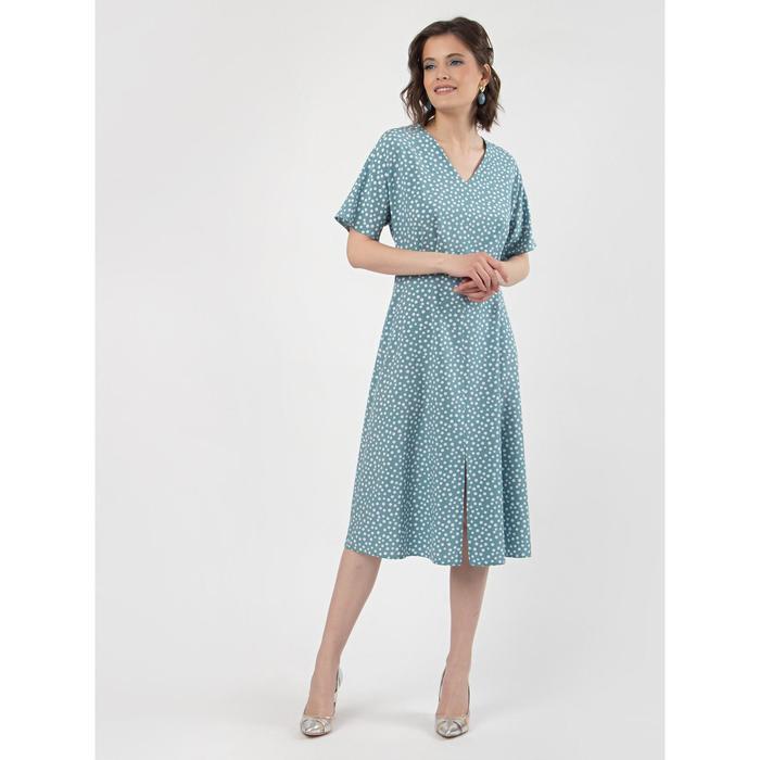 Платье женское, размер 50, цвет бирюзовый 
Платье женское, размер 50, цвет бирюзовый