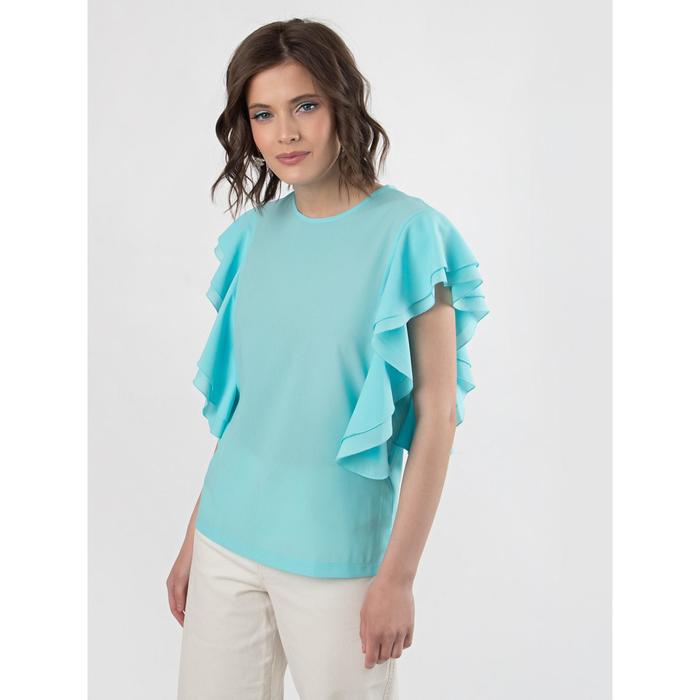 Блузка женская, размер 44, цвет голубой
Блузка женская, размер 44, цвет голубой