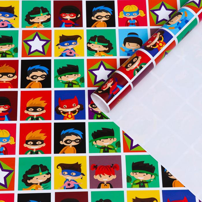 Бумага глянцевая "Юные герои" 50 х 70 см, 2 листа 
Бумага глянцевая "Юные герои" 50 х 70 см, 2 листа