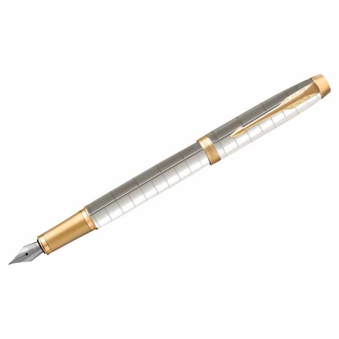 Ручка перьевая Parker IM Premium F318 Pearl GT F, корпус из нержавеющей стали, синие чернила
Ручка перьевая Parker IM Premium F318 Pearl GT F, корпус из нержавеющей стали, синие чернила