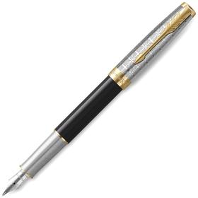 Ручка перьевая Parker Sonnet Premium F537 Metal Black GT F,корпус из латуни, чёрные чернила
Ручка перьевая Parker Sonnet Premium F537 Metal Black GT F,корпус из латуни, чёрные чернила