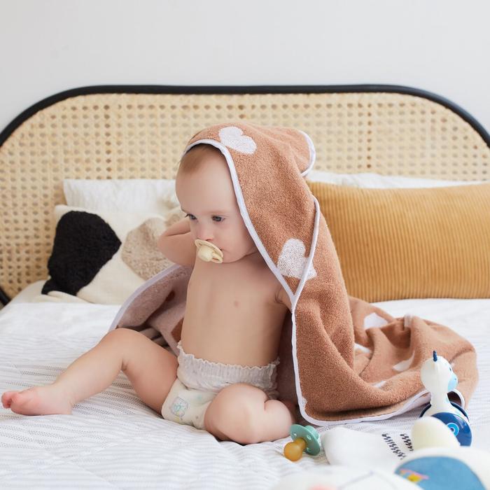 Полотенце уголок махровое Крошка Я «Сердечки» 85х85 см, цвет мокко, 100% хлопок, 360 г/м2
Полотенце уголок махровое Крошка Я «Сердечки» 85х85 см, цвет мокко, 100% хлопок, 360 г/м2