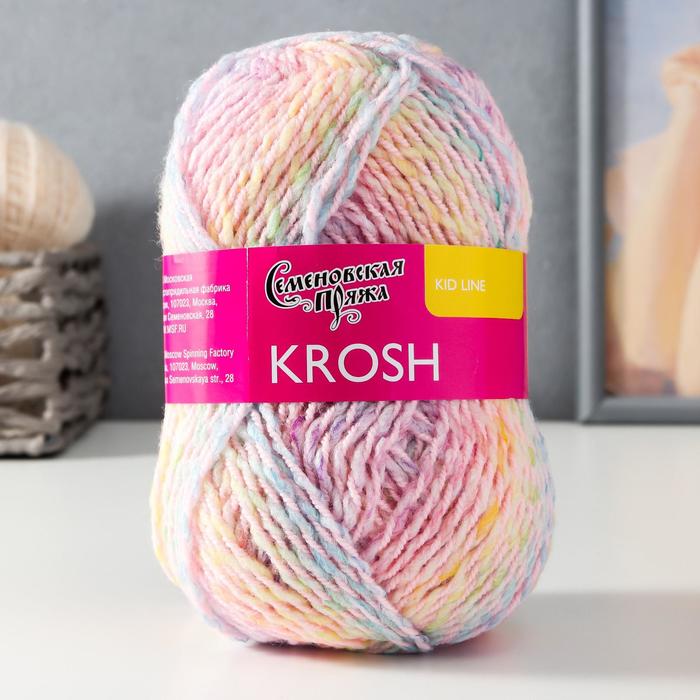 Пряжа Krosh (Крош) акрил 100% 110м/50гр цв. розовый-мульти (1059)
Пряжа Krosh (Крош) акрил 100% 110м/50гр цв. розовый-мульти (1059)