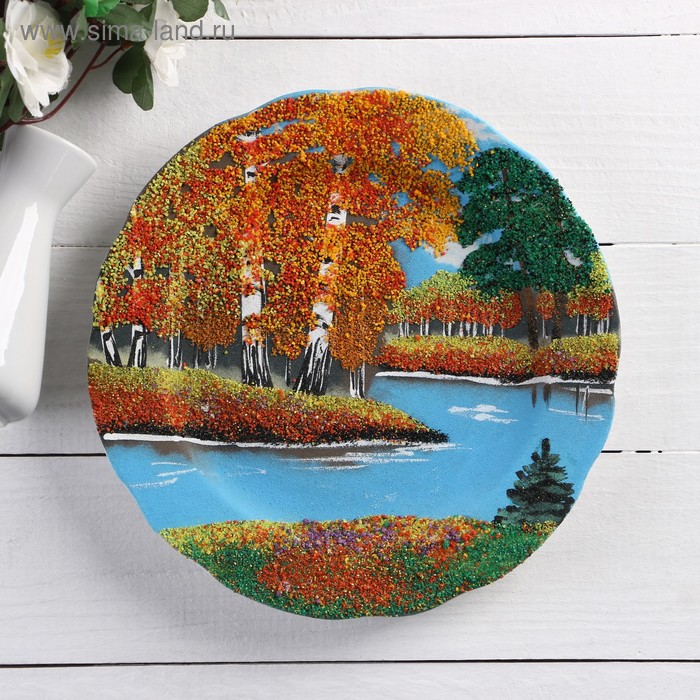 Тарелка под фарфор с каменной крошкой "Времена года"
Тарелка под фарфор с каменной крошкой "Времена года"