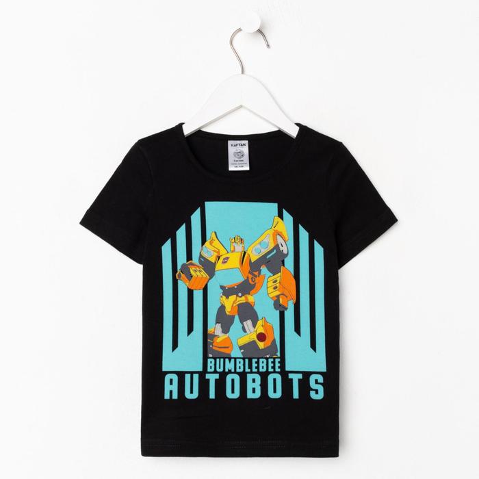 фото Футболка детская "autobots", transformers, рост 98-104, чёрный hasbro