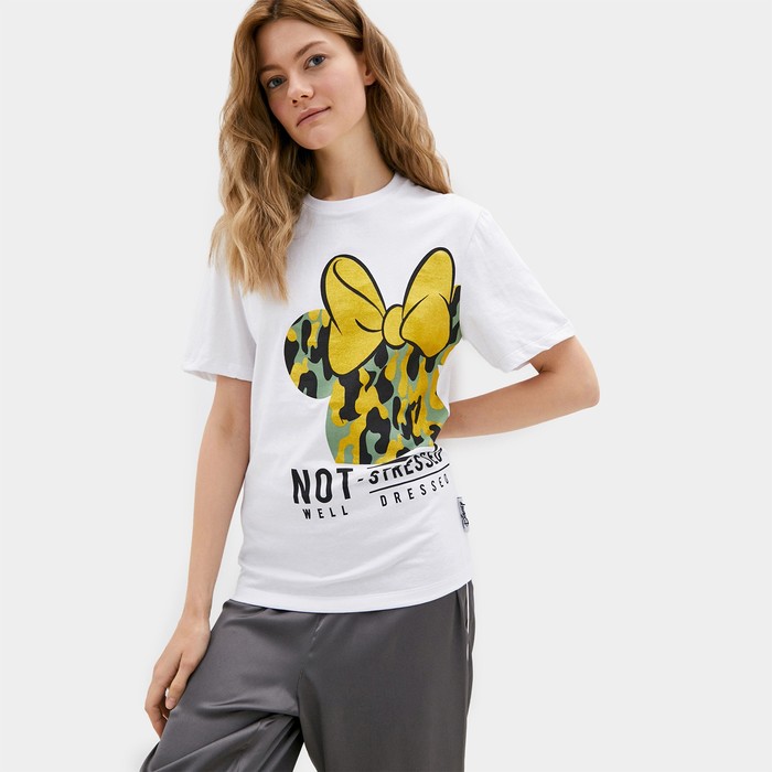 Футболка "Not stressed" Минни Маус, белый
Футболка "Not stressed" Минни Маус, белый