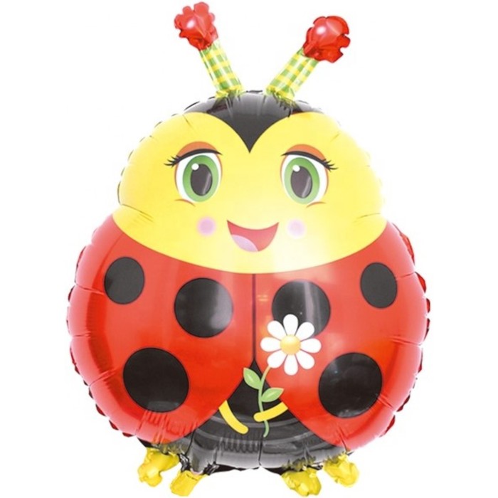 Шар фольгированный 13" «Божья коровка с цветком», мини-фигура с клапаном
Шар фольгированный 13" «Божья коровка с цветком», мини-фигура с клапаном