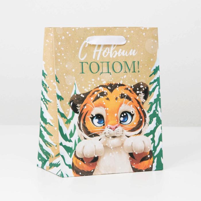 Пакет крафтовый вертикальный «В еловом лесу», MS 18 × 23 × 10 см
Пакет крафтовый вертикальный «В еловом лесу», MS 18 × 23 × 10 см