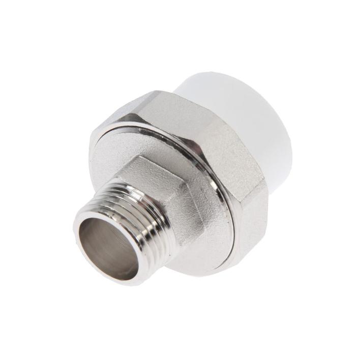 Муфта комбинированная OTMO, разъемная (американка), d=25 мм x 1/2", наружн резьба, стальная
Муфта комбинированная OTMO, разъемная (американка), d=25 мм x 1/2", наружн резьба, стальная