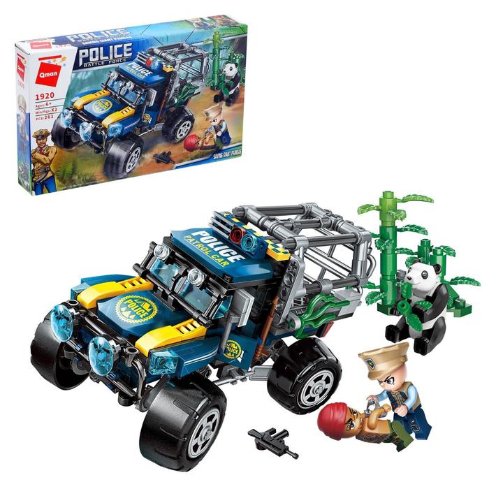 Конструктор Полицейский патруль «Джип», 2 минифигуры и 261 деталь
Конструктор Полицейский патруль «Джип», 2 минифигуры и 261 деталь