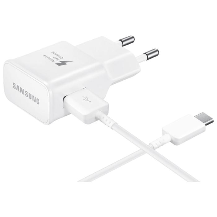 Сетевое зарядное устройство Samsung EP-TA20EWECGRU, 1хUSB, 2 А, кабель Type-C, белое
Сетевое зарядное устройство Samsung EP-TA20EWECGRU, 1хUSB, 2 А, кабель Type-C, белое