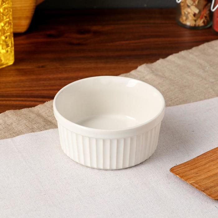 Форма для выпечки "Рамекин", белый цвет, керамика, 0.25 л
Форма для выпечки "Рамекин", белый цвет, керамика, 0.25 л