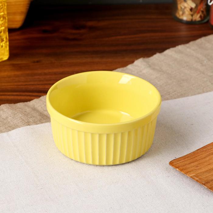 Форма для выпечки "Рамекин", желтый цвет, керамика, 0.25 л
Форма для выпечки "Рамекин", желтый цвет, керамика, 0.25 л