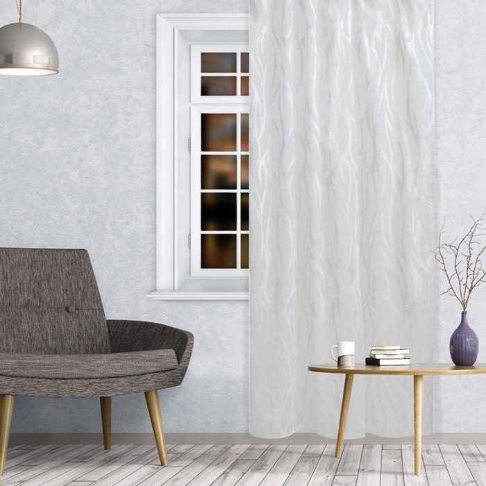 Штора органза 150х260 см, белый
Штора органза 150х260 см, белый