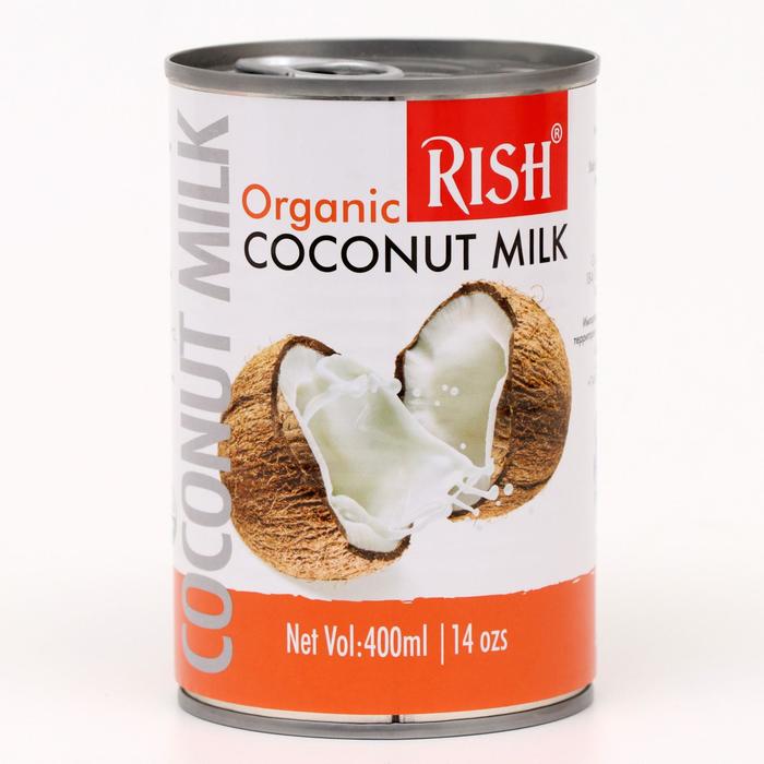 Органическое кокосовое молоко Rish 68%, 400 мл (жирность 17-19%)
Органическое кокосовое молоко Rish 68%, 400 мл (жирность 17-19%)